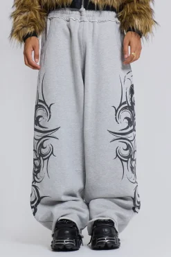 Grey Baggy Blade Joggers-Jaded London Best Sale
