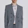 Grey Goliath Blazer-Jaded London Fashion