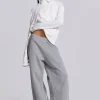 Grey Marl Cuffed Baggy Monster Joggers-Jaded London Best Sale