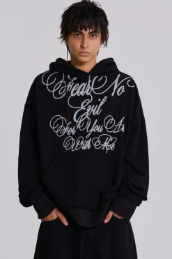 Kasper Script Hoodie-Jaded London Store