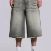 Khaki Colossus Jorts-Jaded London Cheap
