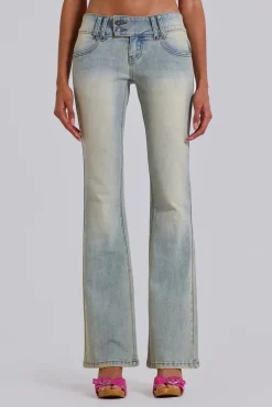 Light Wash Thirteen Jeans-Jaded London Fashion