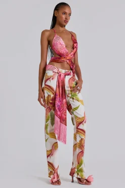 Lily Floral Bootcut Jeans-Jaded London Shop