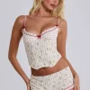 Maria Ruffle Corset Top-Jaded London Cheap