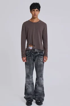 Mauve Bitten Long Sleeve-Jaded London Cheap