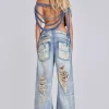 Menace Shredded Colossus Jeans-Jaded London Cheap
