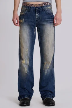 Metal Bootcut Jeans-Jaded London Sale