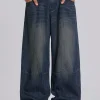 Mid Blue Slub Colossus Jeans-Jaded London Hot