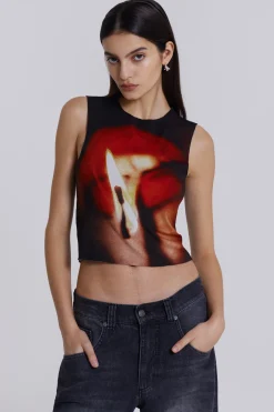 Motion Slinky Tank Top-Jaded London Flash Sale