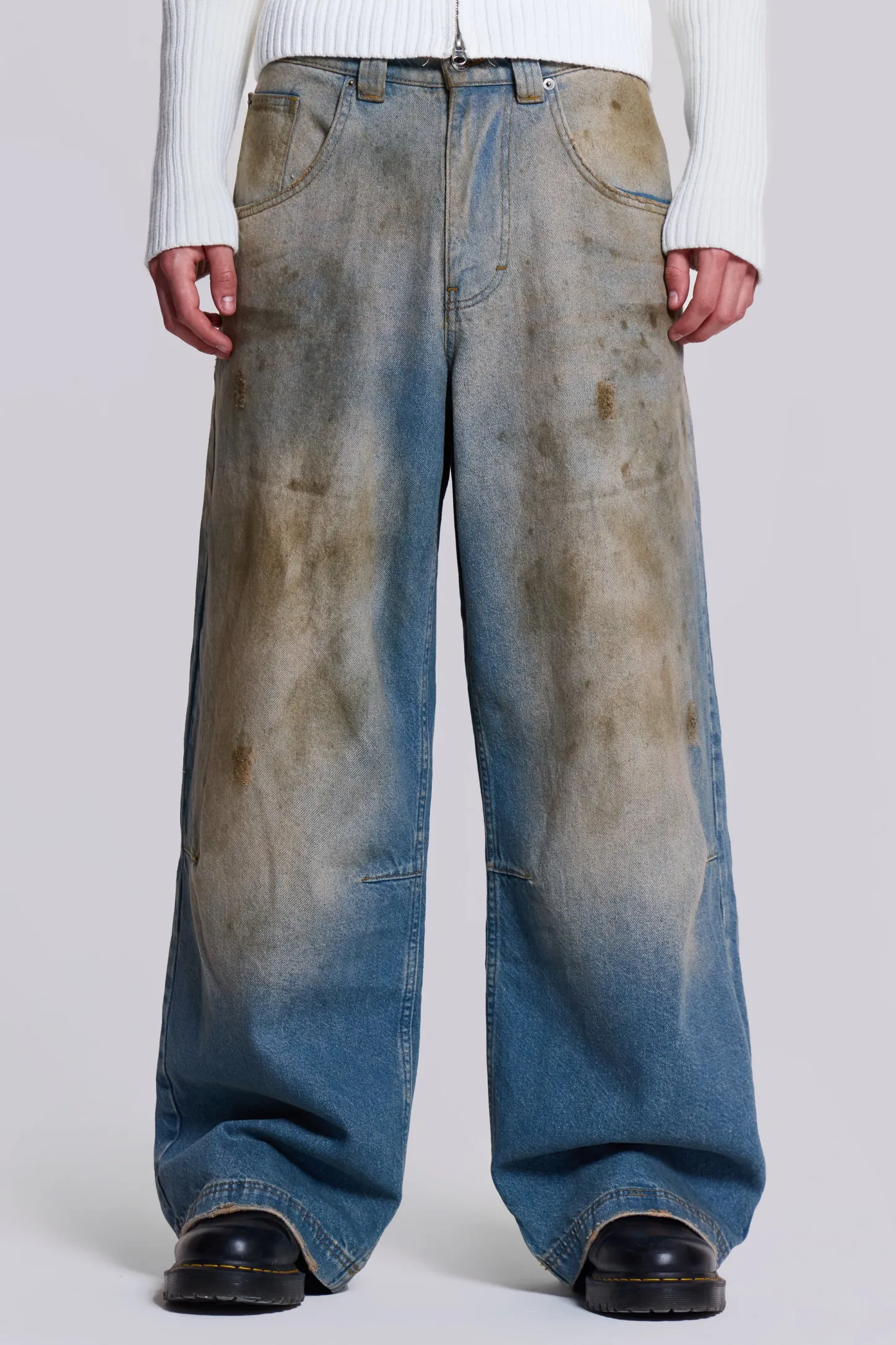 Mud Wash Colossus Jeans-Jaded London Clearance