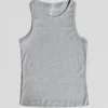 NTRLS Grey Rib Vest-Jaded London Sale