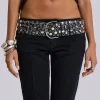 Osmium Studded Belt In Black-Jaded London Shop