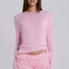 Pink Mist Long Sleeve Top-Jaded London Best Sale