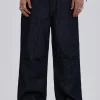 Raw Blue Denim Razor Jeans-Jaded London Outlet