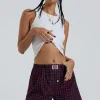 Red Tartan Boxer Short-Jaded London Hot