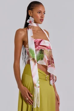 Regina Corset Top In Lily-Jaded London Shop