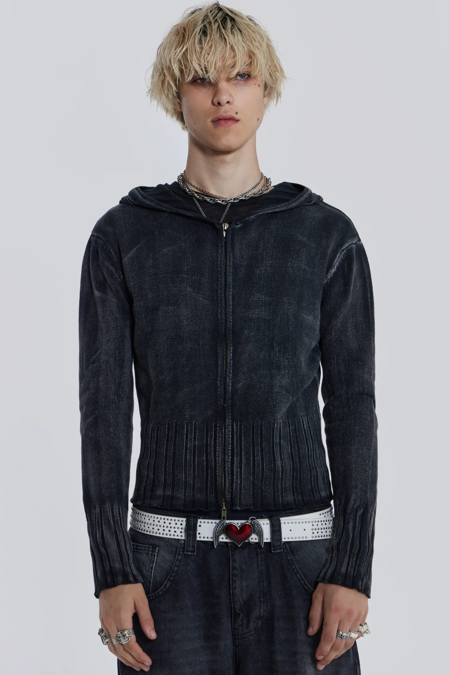 Relic Knit Hoodie-Jaded London Online