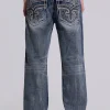 Rock Revival Mid Blue Gwen Bootcut Jeans-Jaded London Discount
