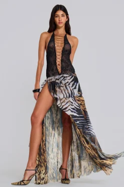 Sade Embellished Maxi Dress-Jaded London Online