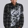 Seized Flannel Shirt-Jaded London Discount