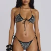 Silvra Studded Bikini Bottom-Jaded London New