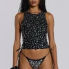 Silvra Studded Vest-Jaded London Sale