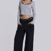 Solid Black Colossus Jeans-Jaded London Fashion