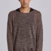 Taupe Stray Knit-Jaded London Cheap
