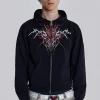 Thorn Zip Hoodie-Jaded London Online