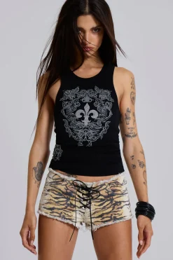 Tiger Denim Hot Pants-Jaded London Shop