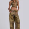 Vaca Faux Leather Colossus Trousers-Jaded London Sale