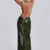 Venom Faux Leather Maxi Skirt-Jaded London Best