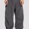Vintage Grey Parachute Cargo Pants-Jaded London Discount