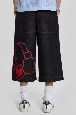 Volume Up Oversized Jorts-Jaded London Clearance