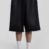 Washed Black Monster Jogger Shorts-Jaded London Clearance