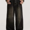 Washed Black Razor Jeans-Jaded London Discount