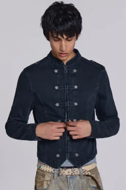 Washed Black Rebel Jacket-Jaded London Best Sale