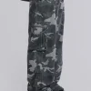 Washed Black Trooper Camo Cargo Pant-Jaded London Sale