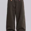 Washed Brown Colossus Jeans-Jaded London Sale