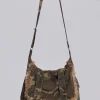 WASHED CAMO FAUX FUR MESSENGER BAG-Jaded London Cheap