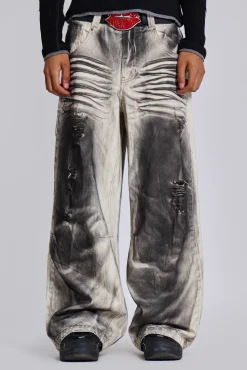 Watercolour Colossus Jeans-Jaded London Cheap