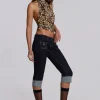 Zahra Denim Capri-Jaded London Flash Sale