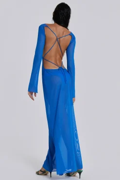 Ziva Sheer Maxi Beach Dress-Jaded London Store